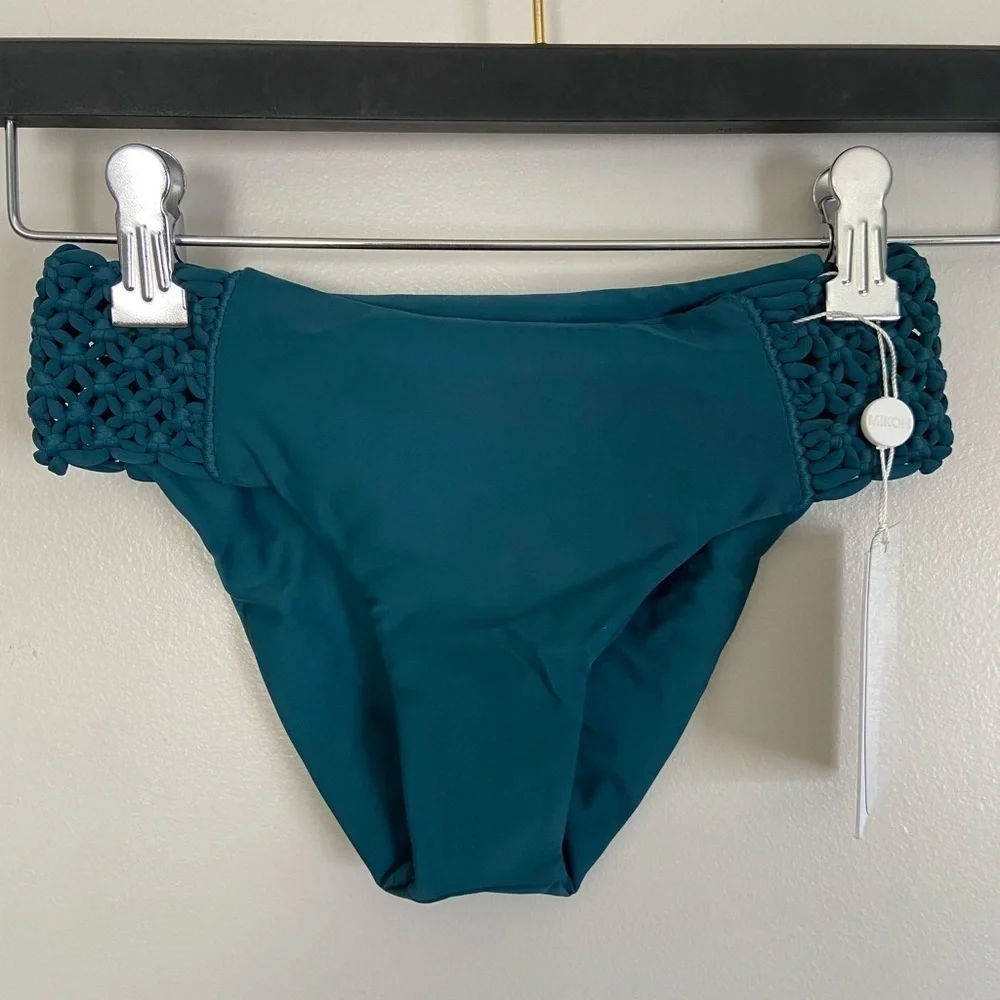 NWT MIKOH Macrame Coconut Tamarindo Bikini Set S - Picture 3 of 14